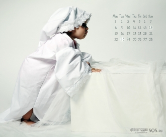 Календари на рабочий стол на февраль 2010